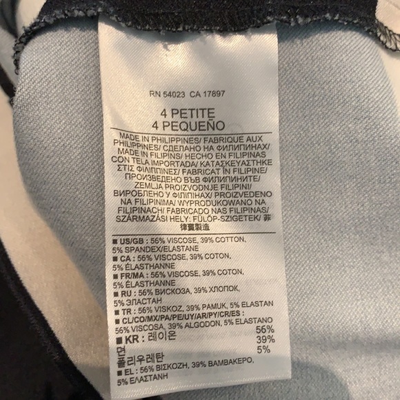 Black and White Pencil Skirt with some stretch - Picture 5 of 7